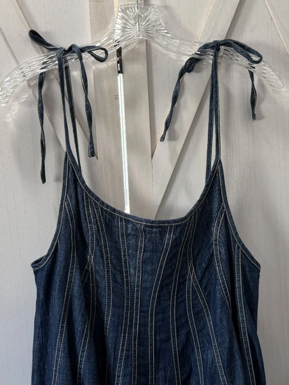 Free People Denim Dreams Midi Dress